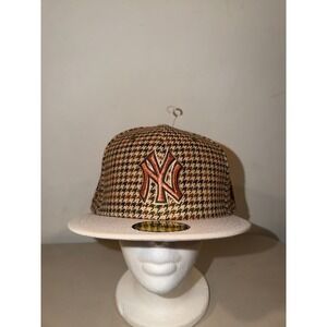 New York Yankees 59Fifty Houndstooth Fitted New Era 7 5/8 (NWTS)